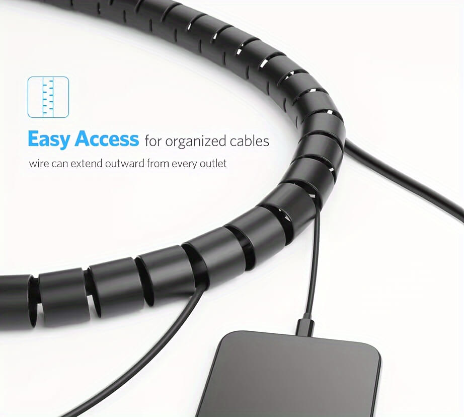 Adjustable Cord Organizer Tube