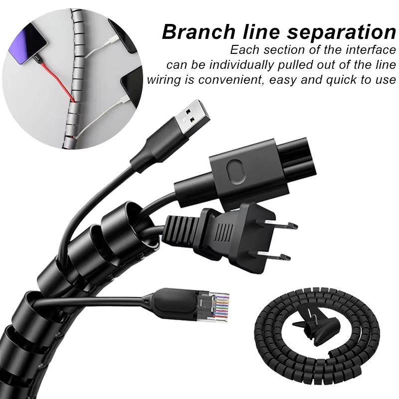 Adjustable Cord Organizer Tube
