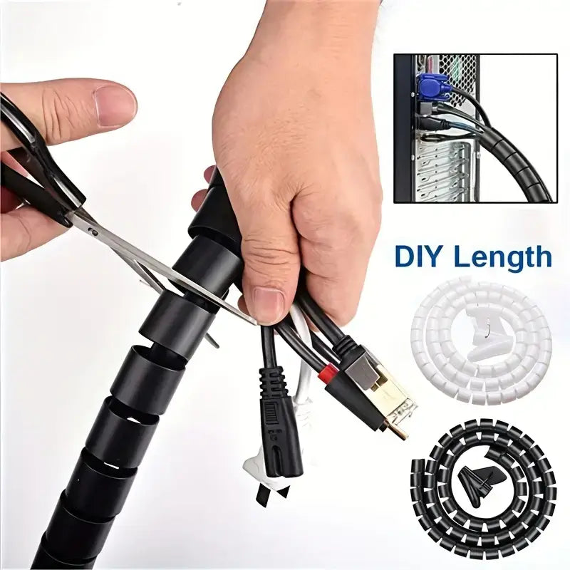 Adjustable Cord Organizer Tube